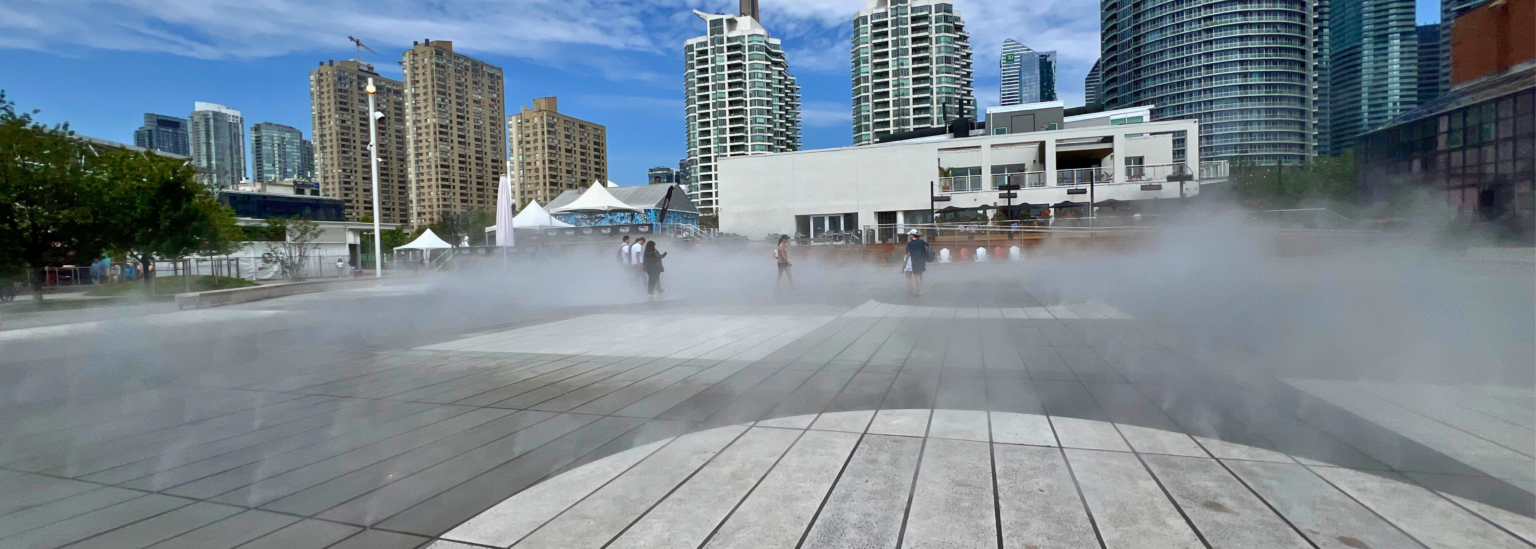 Harbourfront Fog Rink Plaza Toronto 10