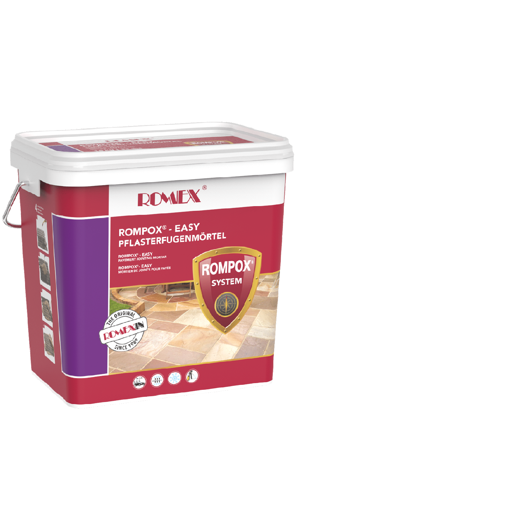 EASY DIY Resin Jointing Sand Recommended When: • Joint widths are over 1/4" | 5mm (Natural Stone)• Natural stone patios and pathways• Patios and pathways