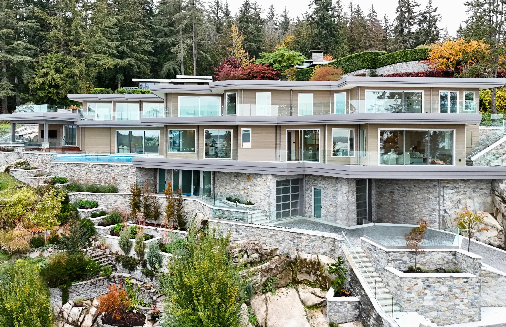 Modern Driveway Installation with Radiant Heating