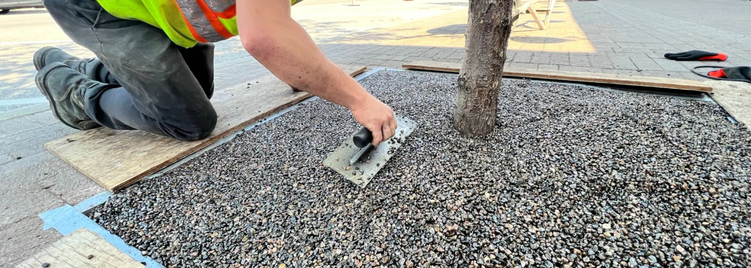 Ontario Bonded Gravel Tree Surrounds 1