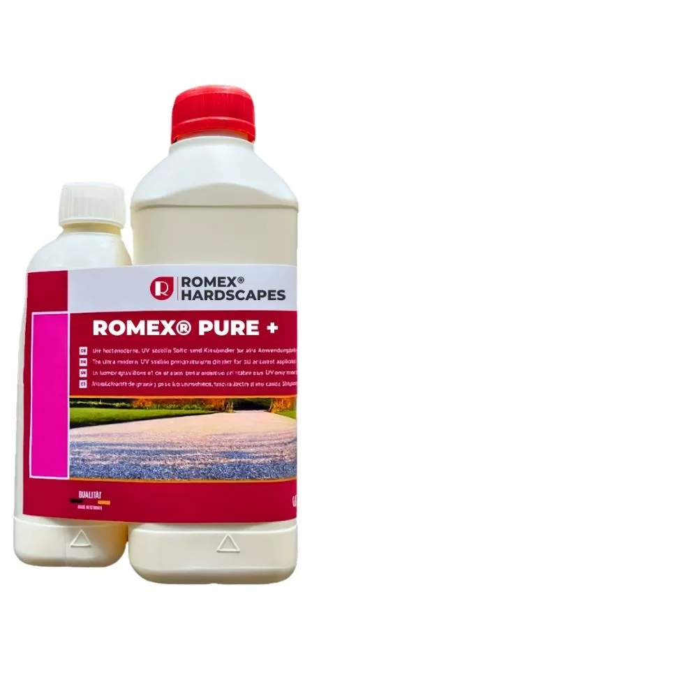 Gravel Binder (Light)
Recommended When:  
• For light color aggregate
• Aggregate without fines
• Prevents loose gravel
• Drainage Strips, tree surrounds, patios, pathways and driveways