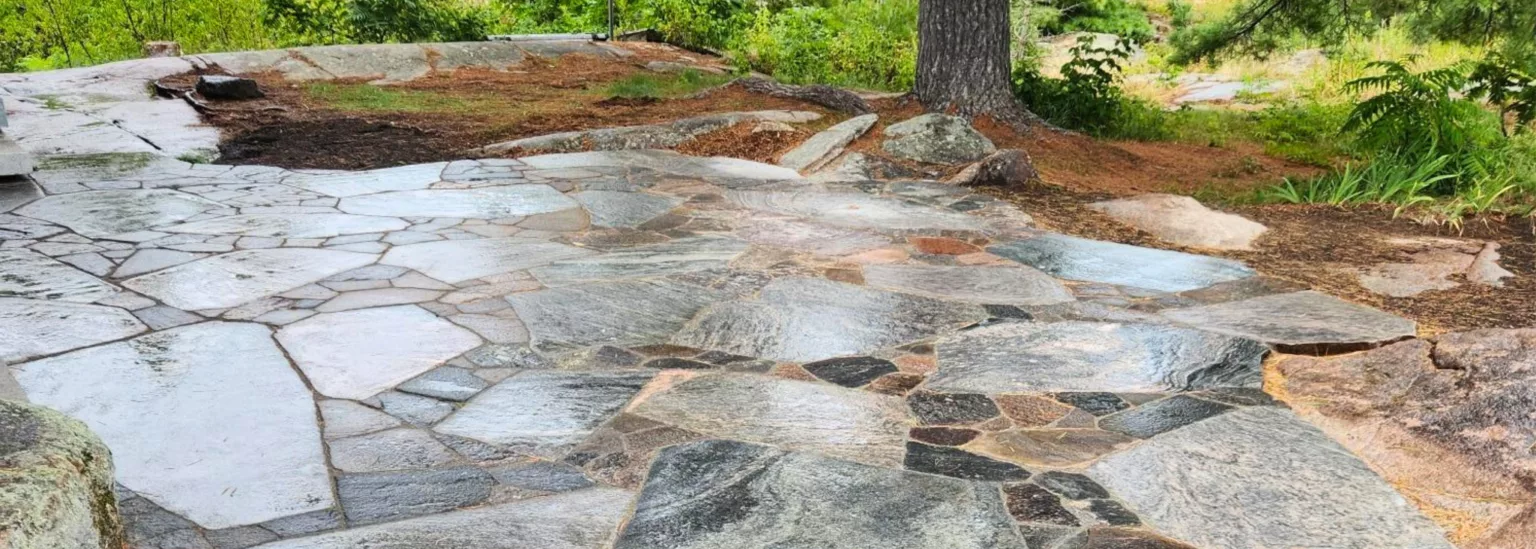 Vernon Island Flagstone Pathway 2