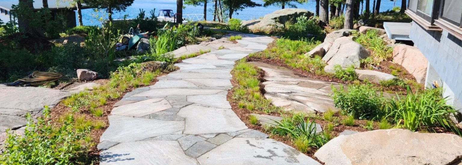 Vernon Island Flagstone Pathway 4