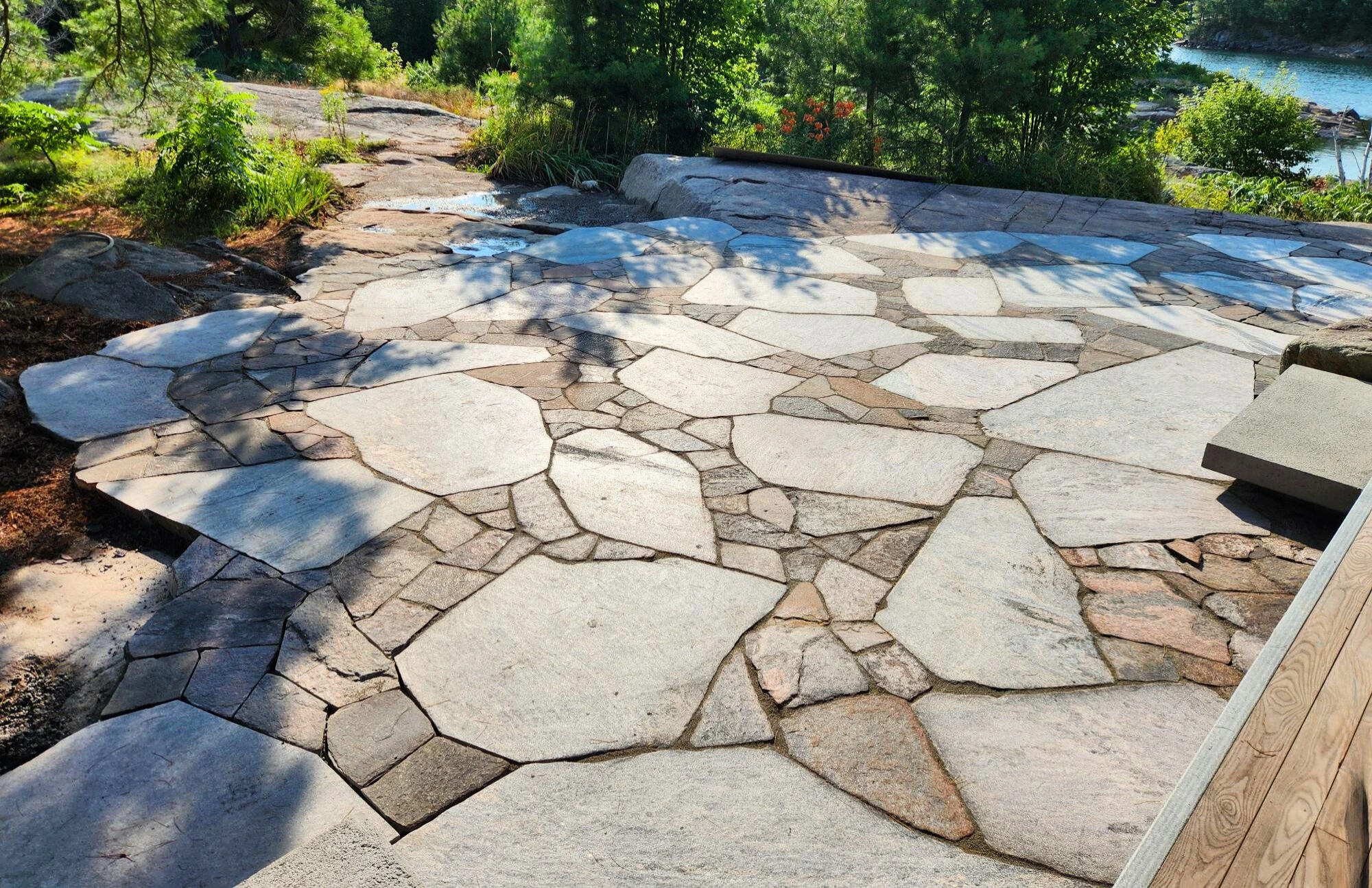 Vernon Island Flagstone Pathway