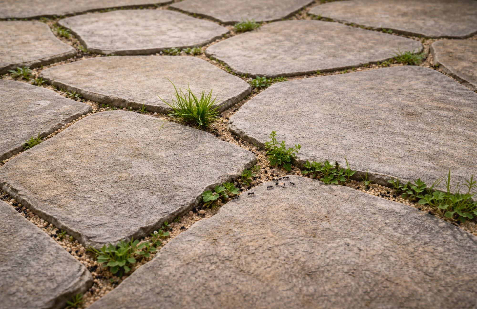 Preventing Weeds and Ants on Your Patio